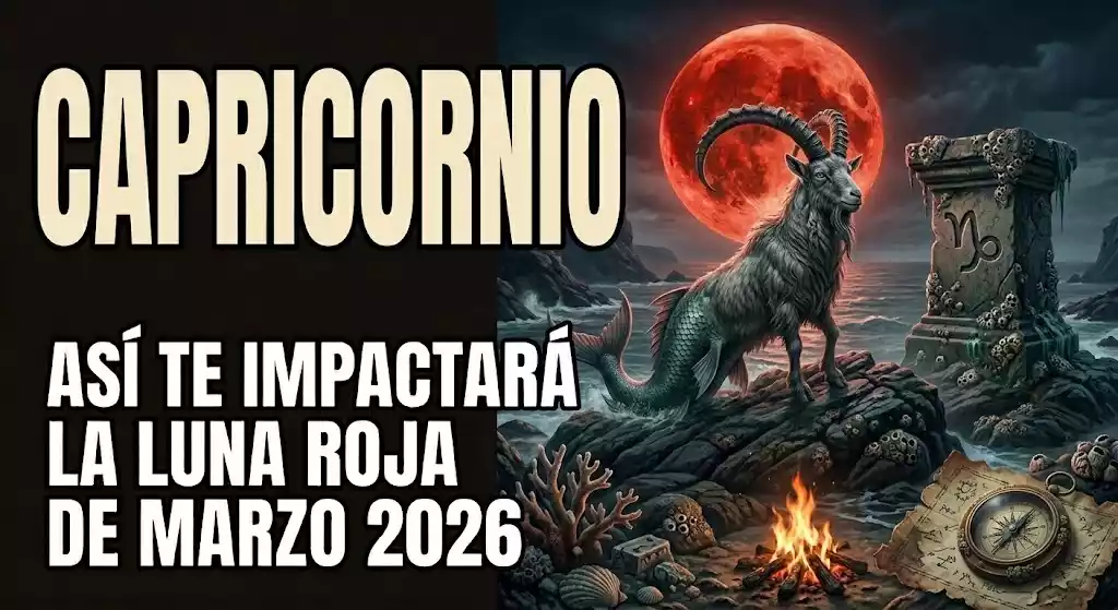 CAPRICORNIO LUNA ROJA MARZO 2026