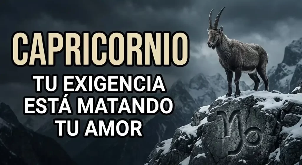 Capricornio 4 errores que alejan a la gente que te importa